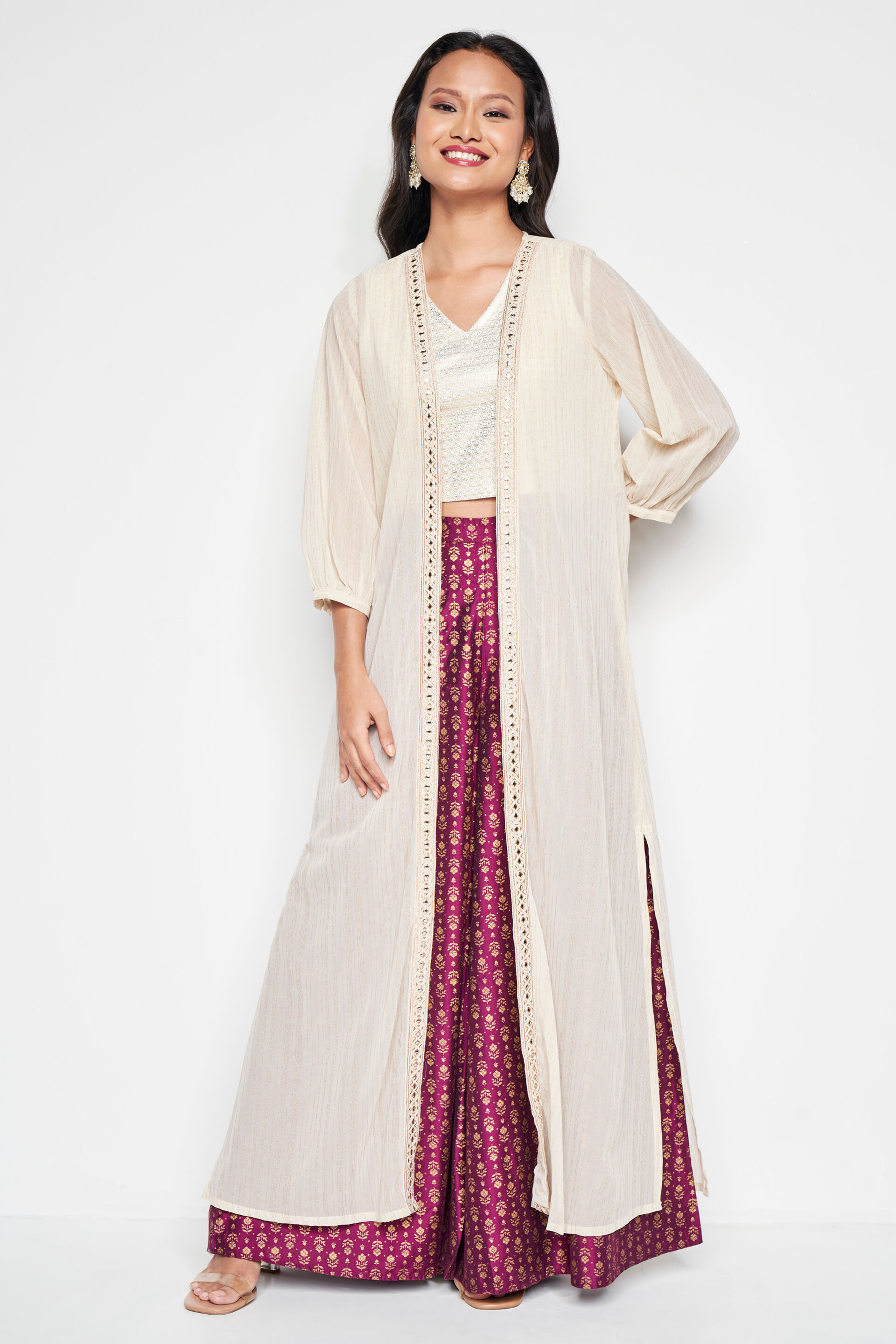 Mishti Cape, Off White, image 2